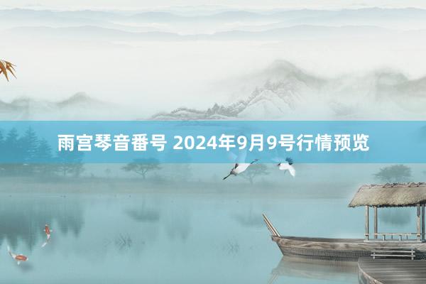 雨宫琴音番号 2024年9月9号行情预览