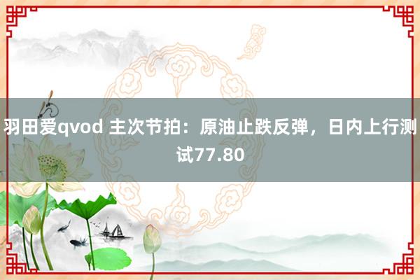 羽田爱qvod 主次节拍：原油止跌反弹，日内上行测试77.80