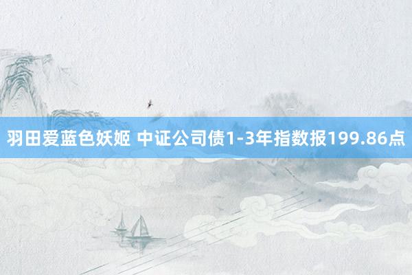 羽田爱蓝色妖姬 中证公司债1-3年指数报199.86点