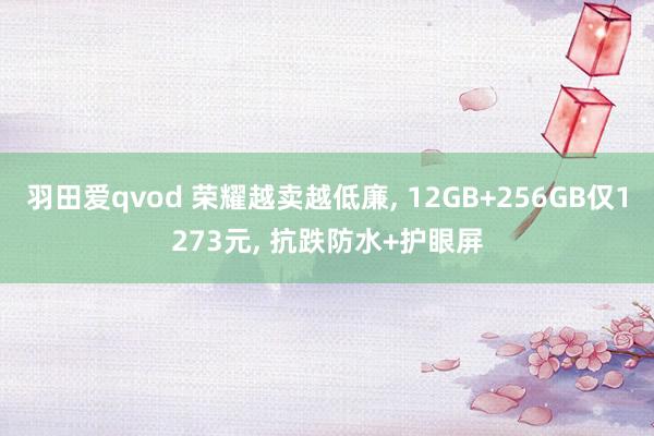 羽田爱qvod 荣耀越卖越低廉， 12GB+256GB仅1273元， 抗跌防水+护眼屏