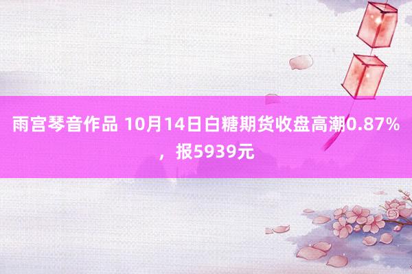 雨宫琴音作品 10月14日白糖期货收盘高潮0.87%，报5939元