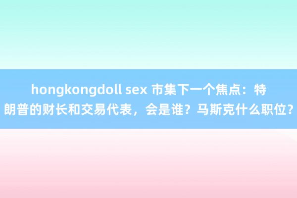 hongkongdoll sex 市集下一个焦点：特朗普的财长和交易代表，会是谁？马斯克什么职位？