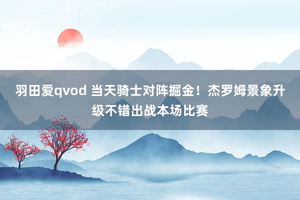 羽田爱qvod 当天骑士对阵掘金！杰罗姆景象升级不错出战本场比赛