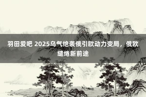 羽田爱吧 2025乌气绝袭俄引欧动力变局，俄欧缱绻新前途